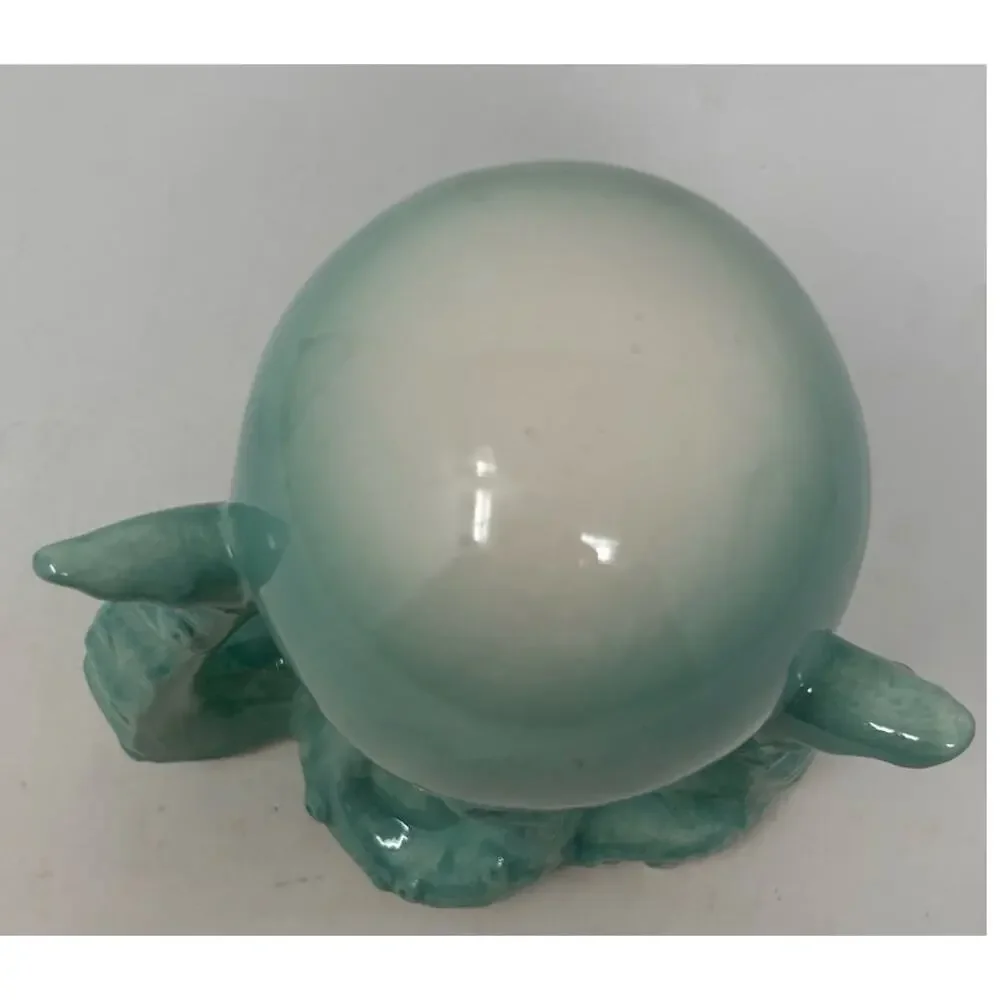 Green Ceramic Octopus with Four Tentacles One Can Be Used As‎ a Handle